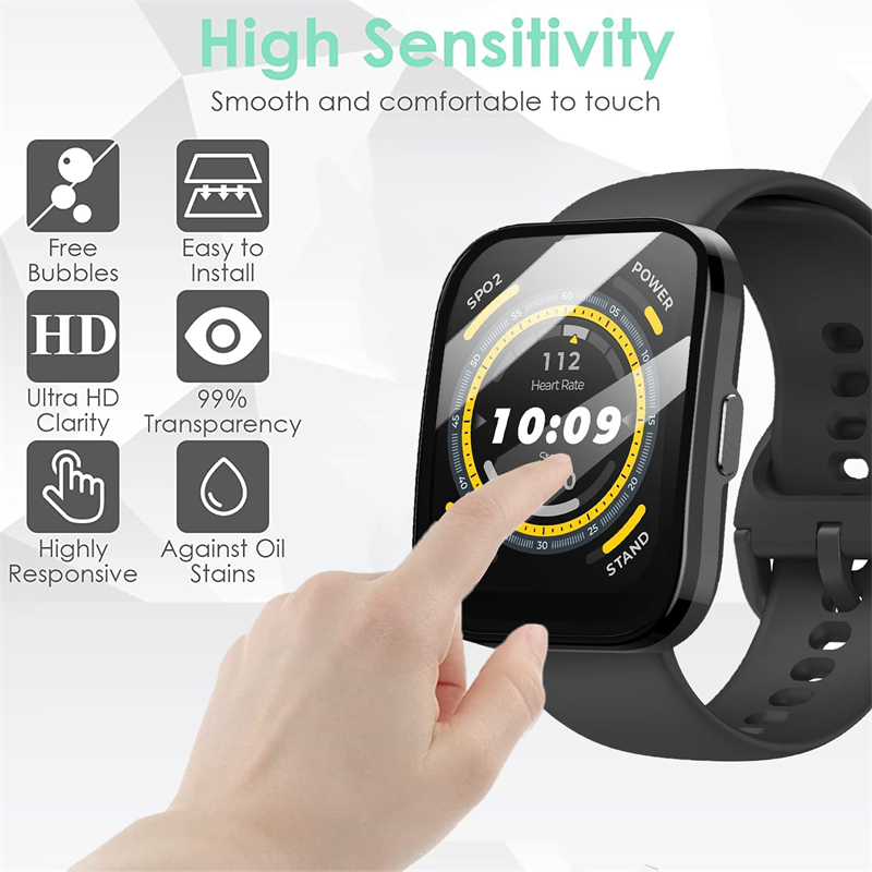 1-5Pcs Screen Protector For Am - Amazfit Smartwatch Accessories recension och pris