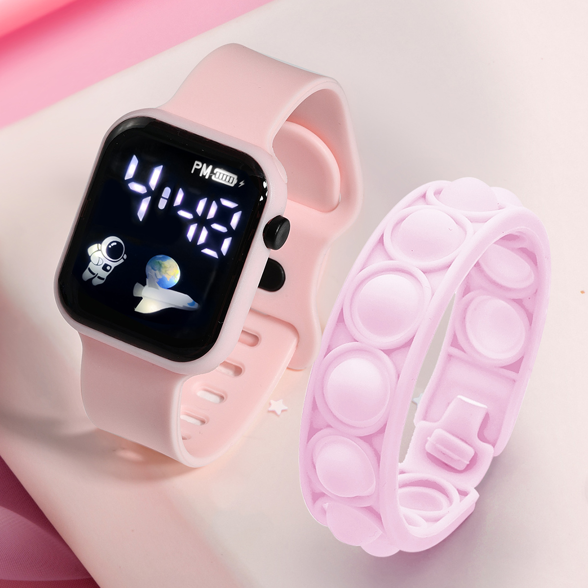 2PCS Children's Smart Watch Br - Smartwatch Icon recension och pris
